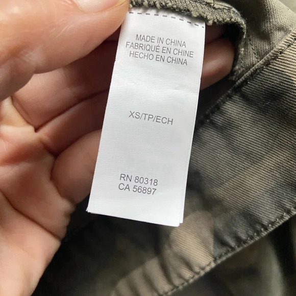 Lucky Brand Camo snap button jacket Sz XS - Picture 4 of 6